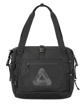 Palace Cordura RS Shoulder Bag Black Graphite Men's SS24 Logo Travel Gym Work